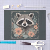 Cottagecore Raccoon Decoupage Tissuepapier (Craft)