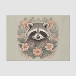 Cottagecore Raccoon Decoupage Tissuepapier