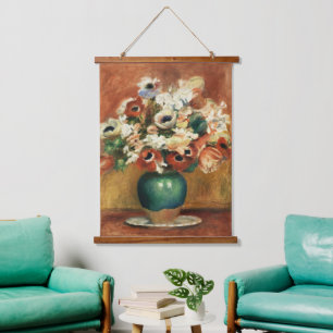 Cottagecore Renoir Bloemboeket Fijne Kunst Hangend Wandkleed