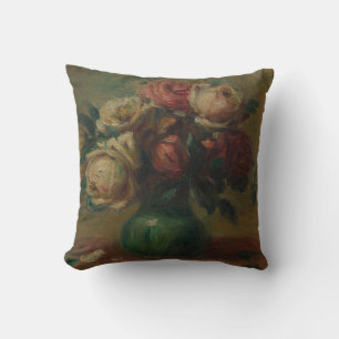 Cottagecore Renoir Bloemig Vintage Roos Kunst Kussen