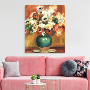 Cottagecore Renoir Bloemstuk Fijne Kunst Canvas Afdruk