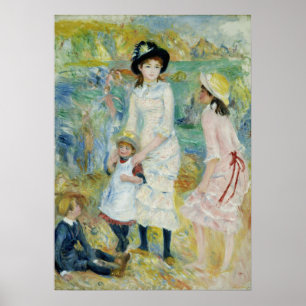 Cottagecore Renoir Kust Kindertijd Schilderij Poster