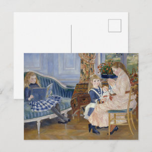 Cottagecore Renoir Landelijk Kinderscène Briefkaart