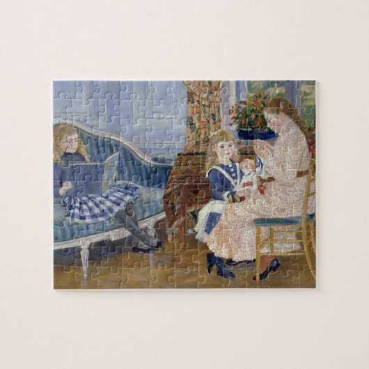 Cottagecore Renoir Landelijk Kinderscène Legpuzzel (Horizontaal)