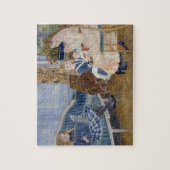 Cottagecore Renoir Landelijk Kinderscène Legpuzzel (Verticaal)
