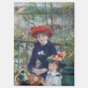 Cottagecore Renoir Zusters Tuin Landschap Magneet