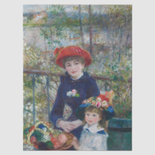 Cottagecore Renoir Zusters Tuin Landschap Tissuepapier