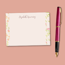 Cottagecore Roos Tuin Schattigee handgetekende Vin Post-it® Notes