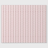 Cottagecore Roze Roos Cadeaupapier (Vlak)