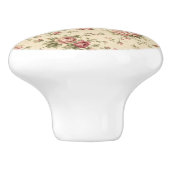 Cottagecore Rozen Keramische Knop (Zijkant)