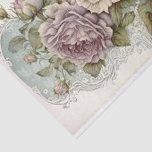 , Cottagecore rozen Tissuepapier (Detail)