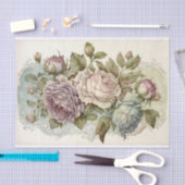 , Cottagecore rozen Tissuepapier (Craft)