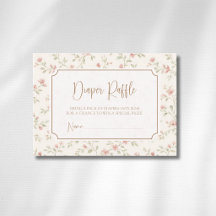 Cottagecore Salie Blush Bloemen Gouden Luierloteri
