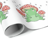 cottagecore schattig pad cadeaupapier (Rol Hoek)