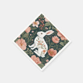 Cottagecore Schattige konijn Servet (Hoek)