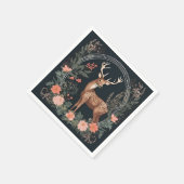 Cottagecore Schattigee herten Servet (Hoek)