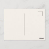 Cottagecore Schattigee wasbeer Briefkaart (Achterkant)