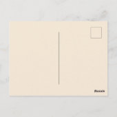 Cottagecore Schattigee wasbeer Briefkaart (Achterkant)