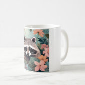 Cottagecore Schattigee wasbeer Koffiemok (Voorkant rechts)