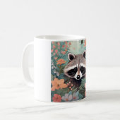Cottagecore Schattigee wasbeer Koffiemok (Voorkant links)