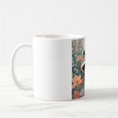 Cottagecore Schattigee wasbeer Koffiemok (Links)
