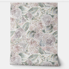 Cottagecore Soft Pastel Baby kwekerij Behang