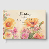 Cottagecore Spring Waterverf Gastenboek (Voorkant)