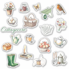 Cottagecore Stickers | Tijdschrift Stickers