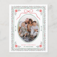 Cottagecore Strik Boog Waterverf Budget Foto Kerst