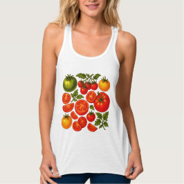 Cottagecore Tomaat Zomer Groente Tanktop