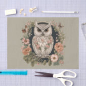 CottageCore Uil Decoupage Tissuepapier (Craft)