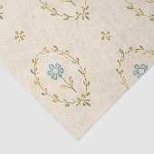 Cottagecore Vintage Bloemmotief Tissuepapier (Detail)