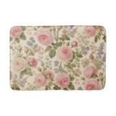 Cottagecore Vintage Engelse Rozentuin Badmat (Voorkant)