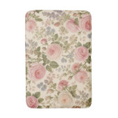 Cottagecore Vintage Engelse Rozentuin Badmat (Voorkant Verticaal)
