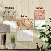 Cottagecore Wildflower Waterverf Art Kalender