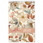 Cottagecore Wildflower Waterverf Kunstkalender Kalender (Hoes)