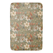 Cottagecore Wildflower Waterverf  Patroon Badmat (Voorkant Verticaal)