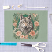 Cottagecore Wolf Decoupage Tissuepapier (Craft)