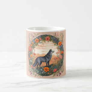 Cottagecore Wolf Koffiemok