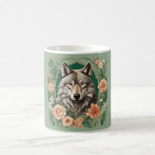 Cottagecore Wolf Koffiemok