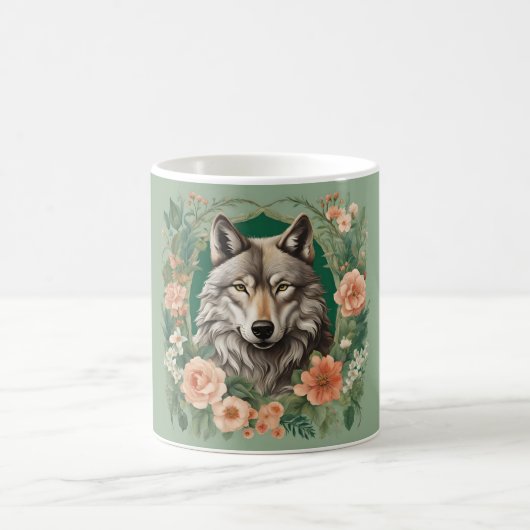 Cottagecore Wolf Koffiemok (Center)