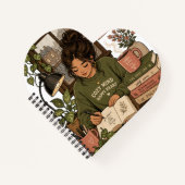 Cottagecore Zelfzorg Illustratie Notitieboek (Voorkant)