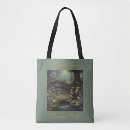 Cottagecore Zomer Konijnen bij de Stroom zomer Tote Bag