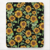 Cottagecore Zonnebloemen Patroon Muismat (Voorkant)