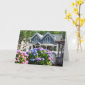 Cottages and Hydrangeas - Martha's Vineyard Kaart (Gele Bloem)