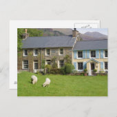 Cottages, Beddgelert, Gwynedd, Wales Briefkaart (Voorkant / Achterkant)