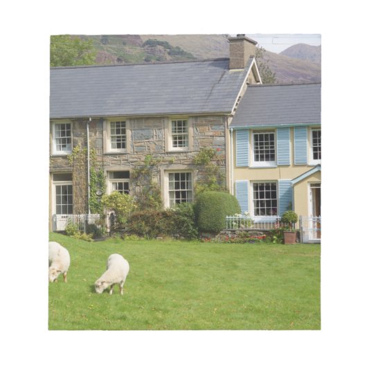 Cottages, Beddgelert, Gwynedd, Wales Notitieblok (Voorkant)