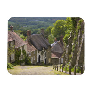 Cottages bij Gold Hill, Shaftesbury, Dorset, Magneet