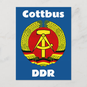 Cottbus, DDR - Deutsche Demokratische Republiek Briefkaart
