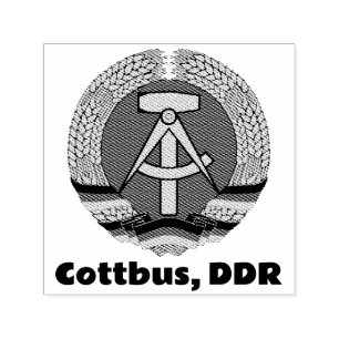 Cottbus, Oost-Duitsland (DDR, DDR) Zelfinktende Stempel